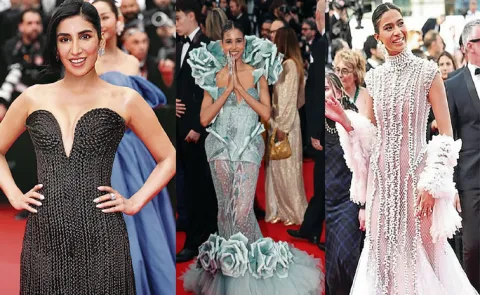 Cannes 2025: Nancy tyagi, Anushka Sen, Parul Gulati Shine Bright