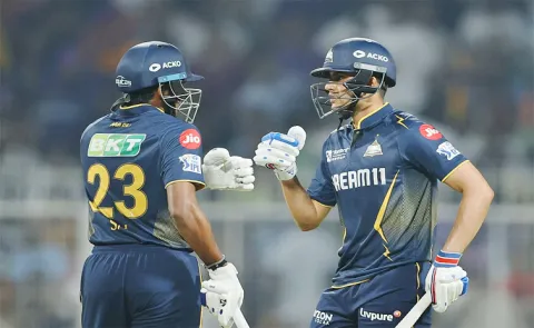 Shubman Gill And Sai Sudharsan power GT to IPL 2025 Playoffs