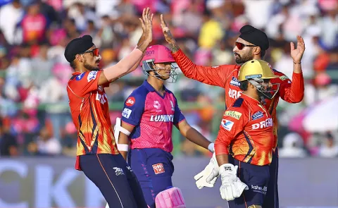 IPL 2025: Punjab Kings beat Rajasthan Royals by 10 runs8