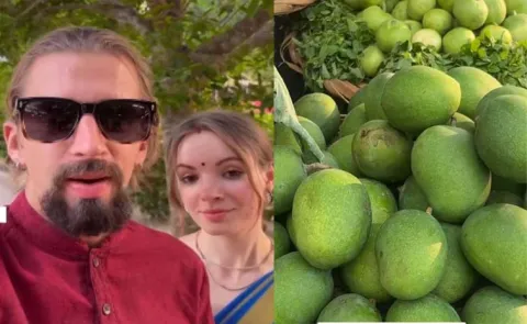 Foreign couple praises Indias use of raw and green ingredients in cooking12