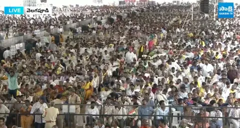 Grand Welcome to PM Modi at Re Launch Amaravati Capital Development Works 3