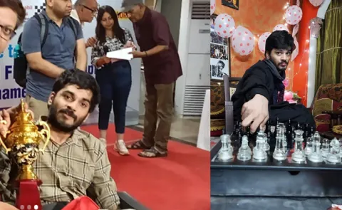Despite disability Chess Champion Vaibhav Gautam success story12