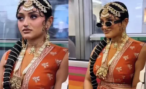 Indian-Origin Girl's Desi Look On Train In Paris Got Million Views13