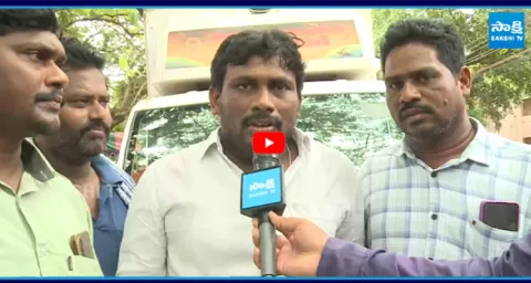 Ration Door Delivery Vehicle Operators Fire On Chandrababu Govt