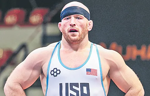 American star wrestler Kyle Snyder caught red handed