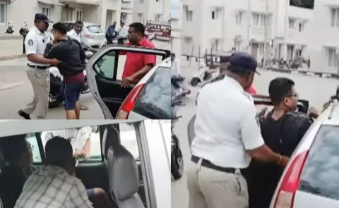 Drunken Police Constables Hulchul In Tirumala