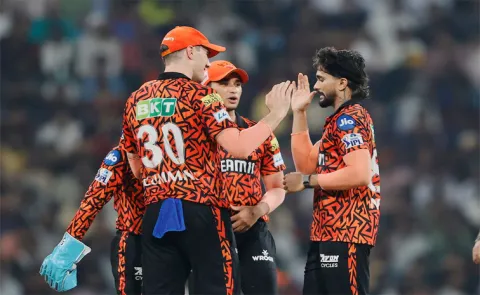 RCB stumble against SRH in IPL 2025