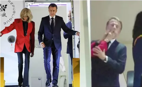 Did French President Macron Wife Smack His Face