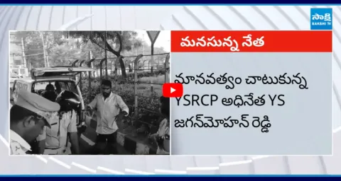 YS Jagan Shows Humanity In Road Accident To Old Woman2