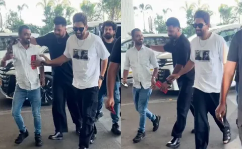 Netizens React As Allu Arjun Refuses Selfie With Fan At Mumbai Airport