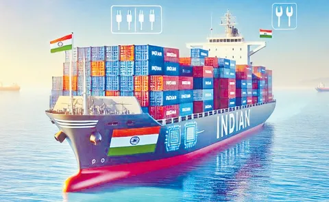 India exports reached all time high of 824 9 billion USD in 2024 25