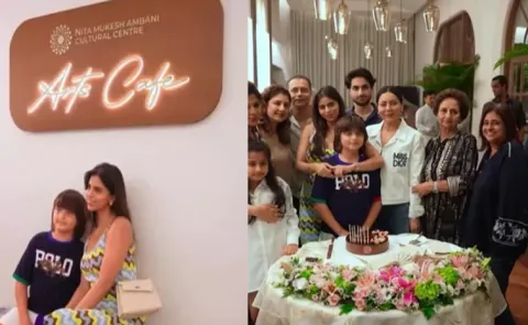 SRKs Son AbRam Celebrates 12th Birthday With Mom Sis At NMACC14