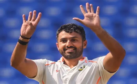 IND A VS ENG LIONS 1st Test: Karun Nair Slams Fifty