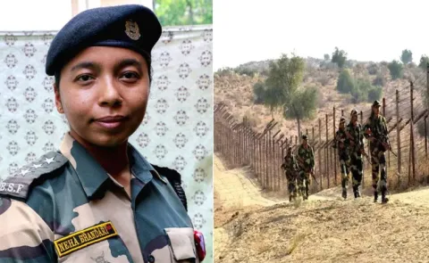 neha bhandari, lone bsf officer who commanded border outpost along ib during operation sindoor13