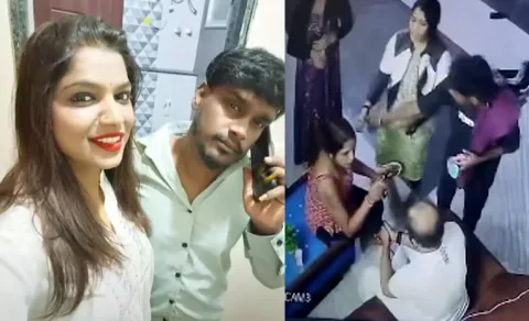 Saloon Worker Beaten By A Lady In Bengaluru12