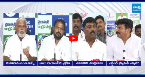 YSRCP Leaders Strong Reaction On TDP Mahanadu