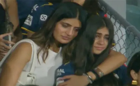 Shubman Gills Sister In Tears After Heartbroken Loss vs Mumbai Indians5