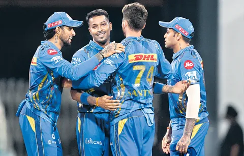 Mumbai Indians win in the Eliminator match 7