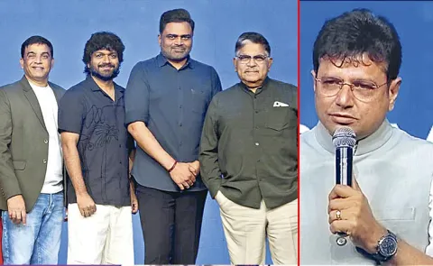 Telangana Minister Duddilla Sridhar Babu Inaugurates Dil Raju Larven AI Studio