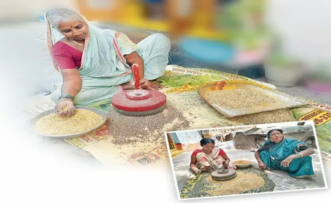 some villages in Jakkal Kamareddy district TS use Stone Grinder15