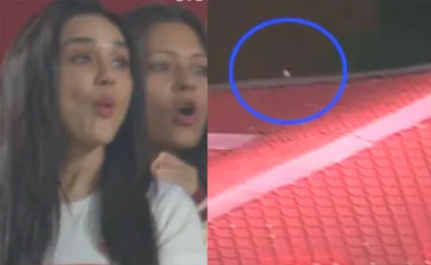 Preity Zinta Gives WOW Reaction As Shashank Hits Mayank Out Of The Ground5