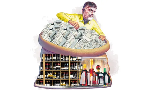 Chandrababu TDP coalition Govt liquor scam1