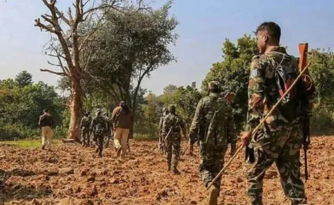 Landmine blast in Mulugu district Telangana10