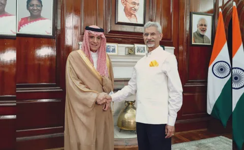 Saudi minister makes unannounced Delhi visit amid India Pakistan tensions13