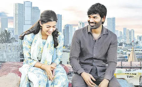 Dhanush and Rashmika new poster from Kubera unveiled