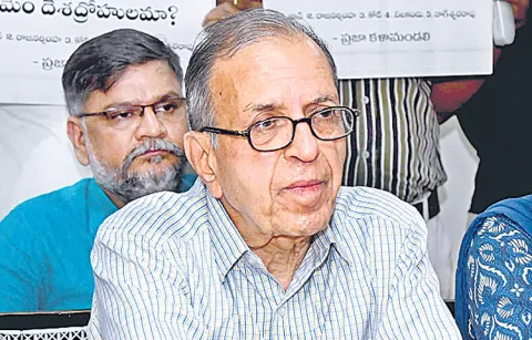 Professor Haragopal with Sakshi on Tribal rights