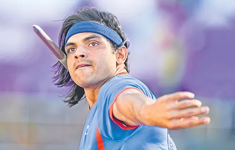 Neeraj Chopra at the Ostrava Golden Spike Meet6
