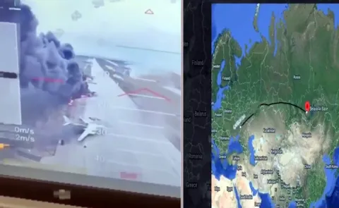 Ukrainian Drones Strike Multiple Airbases in Russia13