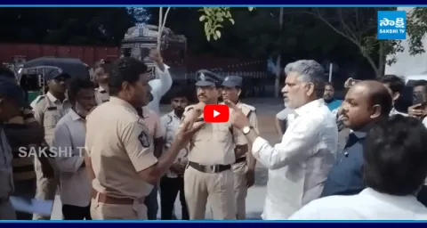 Chevireddy Bhaskar Reddy Serious Warning To Podili CI