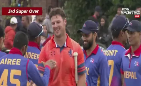 CRAZIEST T20 MATCH EVER, NETHERLANDS WON IN 3rd SUPER OVER AGAINST NEPAL