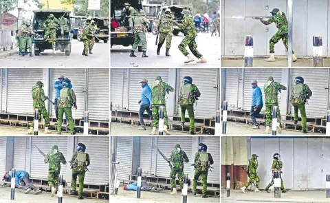 Man shot at point blank range by a Kenya police officer15