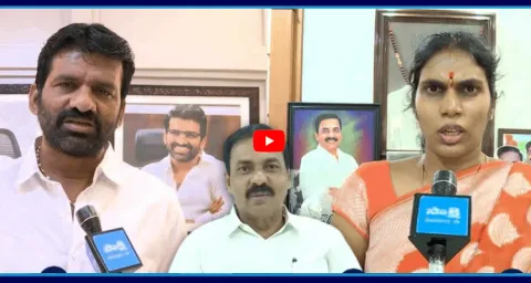 MLC Chandrasekhar Reddy And Poojitha Fires On Chandrababu Govt 5