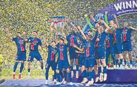 Champions League winner PSG6