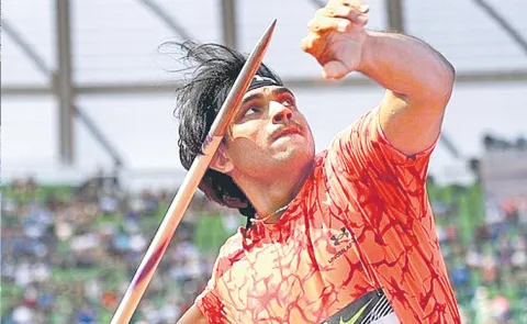 Neeraj Chopra in action at the Paris Diamond League today6