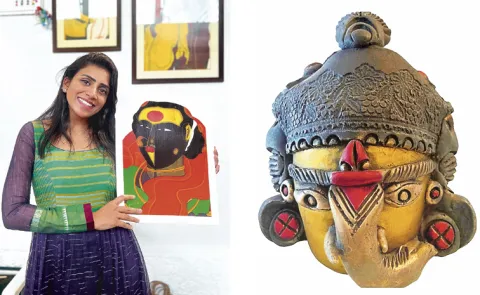 Paropakar 2025 art exhibition in support of free education for underprivileged children.