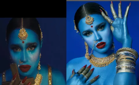 Indian-origin rapper dresses up as Hindu goddess in gold bikini sparks massive outrage2
