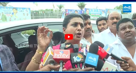 RK Roja Sensational Comments On Home Minister Vangalapudi Anitha