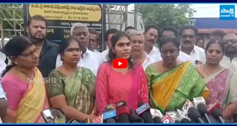 Kakani Govardhan Reddy Daughter Poojitha Fire On TDP illegal Cases