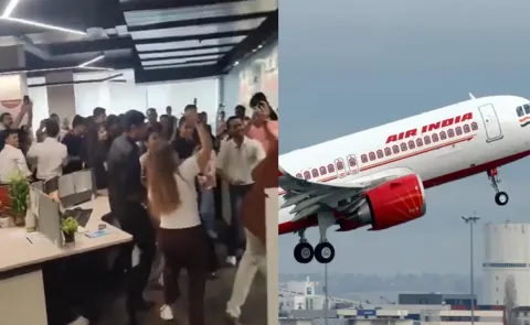 Air India Office Party Days After Plane Crash Video Viral
