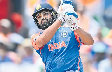 Rohit Sharma on the T20 World Cup match