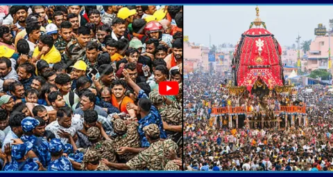 Stampede Incident In Jagannath Rath Yatra At Puri Odisha