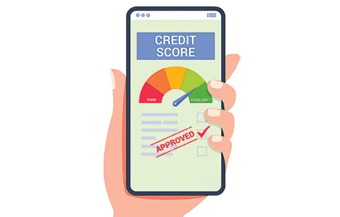 Credit score is the standard for loans