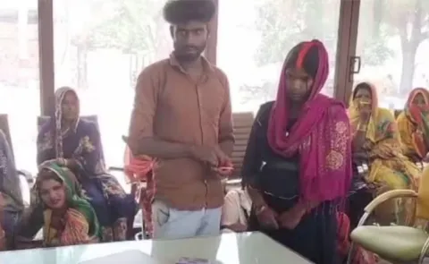 Husband goes to Mumbai for work up woman marries brother in law14