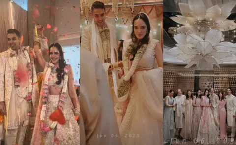 Actress Shazahn Padamsee gets married to Ashish Kanakia in dreamy ceremony15