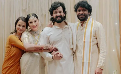 Akkineni Nagarjuna Sher Akhil Wedding Photos