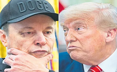 Donald Trump and Elon Musk enter war of words after partnership fallout12